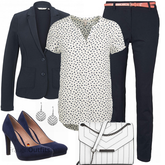 Outfit mit Schwarz High Heel Buffalo "Casual Business Outfit"