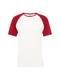 Only & Sons T-Shirt GREGOR RAGLAN TEE rot / weiß