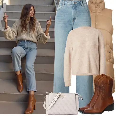 Comment poter Marron/Beige/Kaki Robe Grande Taille/Parka grande taille VERO MODA avec Marron/Beige/Kaki Robe Grande Taille/Manteau Parka grande taille VERO MODA