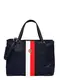 TOMMY HILFIGER Tasche ''''Poppy'''' dunkelblau / rot / weiß