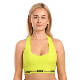 Dmsk sportovn podprsenka lut