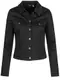VERO MODA Damen Jeansjacke Hot Soya leichte Übergangsjacke mit Knopfleiste 10239671 black M