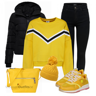 Winter Outfits met geel ESPRIT "Sportieve winteroutfit"