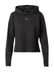 PUMA Sportsweatshirt schwarz / weiß