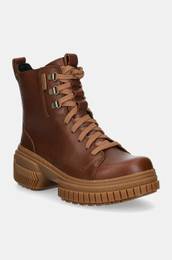 Usnjeni nizki kornji ONA AVE BOOT LACE WP enski, rjava barva, 2102151242