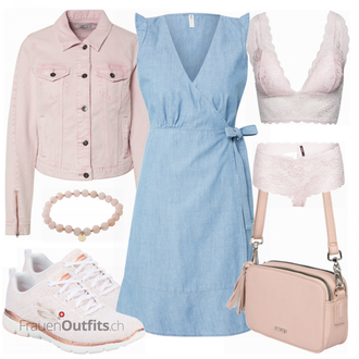 Outfit mit Grau EDC by Esprit "Cooler Look für den Frühling"