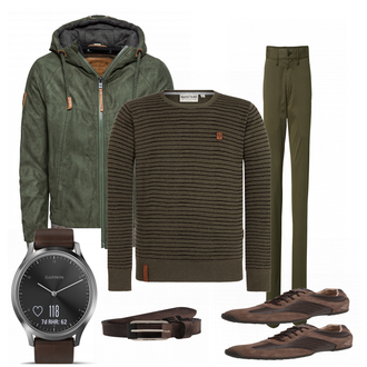 Outfit mit Blau Sneaker Camel Active "Miso"