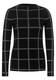 CECIL Damen Pullover mit Karo in Schwarz