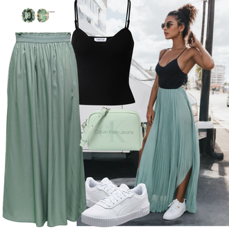 Sommer Outfits mit Hellgrün/Grün/Türkis Short Große Größe/Kleid Große Größe/Hose Große Größe/Festlicher Maxi Rock/Langer Rock/Maxirock/Mittelalter Rock/Standesamt Rock/Vintage Maxirock/Hochzeitsgast Rock Only "Sommer Look für modische Frauen"