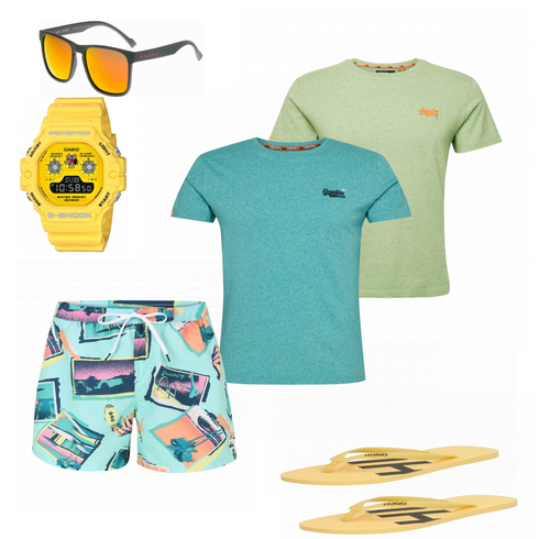 Blau Bademode Quiksilver kombinieren