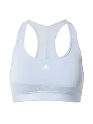 ADIDAS SPORTSWEAR Sport-BH hellblau / weiß