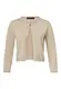 HALLHUBER Kurzer Lurex-Cardigan körpernah geschnitten beige, M