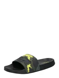 Pepe Jeans Pantolette ''''SLIDER MIMETIC'''' khaki / gelb / dunkelblau