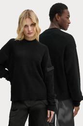 Volnen pulover rna barva, AW24.M.07.067.BLK01
