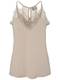 VERO MODA Spitzen-Top beige