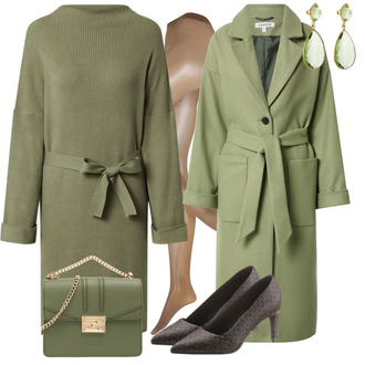 Outfit mit Schwarz High Heel Calvin Klein "Perfekt für die Freizeit"