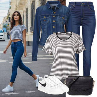 Unisex Outfit sa Bijela Niska Tenisica/Tenisica s platformom/Kožna Tenisica/Tanka Tenisica Adidas Originals "Slobodno vrijeme Odjeća"Look: Skater, Bad Taste, Hip Hop, Unisex, Estetika, Sportski