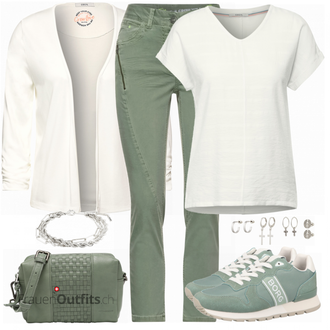 Outfit mit Grau Sneaker bjÖrn Borg "Praktischer Look"