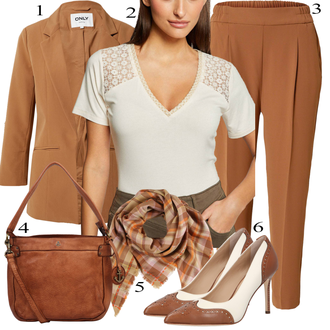 tenues avec Jaune/Marron/Orange Châle/Écharpe CODELLO "tenues parfaite"