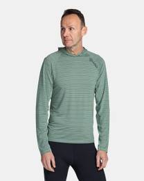 Men's running sweatshirt AILEEN-M Dark green