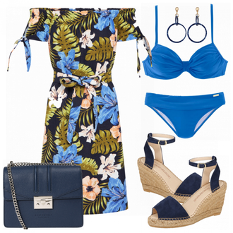 Outfit mit Bademode Lascana "Kleid EFIE MILO"