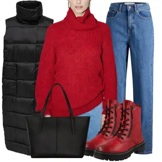 Oversize Outfit mit Blau/Hellblau Mom Jean/Baggy Jeans/Dad Jeans/High Waist Jeans/Loose fit Jeans/Formelles Hemd/Tapered-Jeans/Vintage Jeans "Perfekt für den Herbst"Look: Uni, 90er, Classic, Oversize