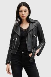 Usnjena jakna BALFERN BIKER enska, rna barva, W084LB