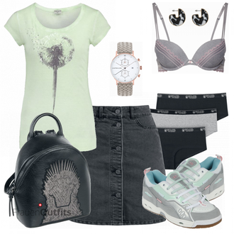 Outfit mit Blau Rucksack Game of Thrones "Outfit für die Freizeit"