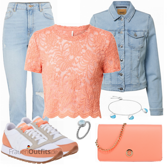 Outfit mit Sneaker Saucony "Super für die Freizeit"