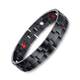 Jeracol Magnetarmband Gesundheit Magnettherapie Armband Herren Schmerzlinderung für Arthritis Magnetarmband Herren Damen mit Entfernen Werkzeug und Elegante Geschenkbox, Schwarz.