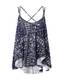 Free People Top 'HEY GIRL'  námořnická modř / bílá