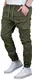 Indicode Herren Cargohose Jones Cargo Hose Freizeithose Chino Outdoorhose Stoffhose (Army, M)