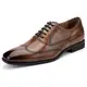 MEIJIANA Herren Oxfords Schuhe Herren Schnürhalbschuhe Klassischer Herren Elegante Schuhe Anzugschuhe Herren, Braun-02, 41 EU (8 UK)