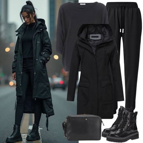 Comment poter Noir Tricot Grande Taille/Women's Hoodies and Sweatshirts/Chemisier Grande Taille/Pull à Col-V/Pull en Maille Fine/Pull en Cachemire/Pull Simple/Pull Basique/Pull en Cachemire/Pull d'allaitement/Pull en Laine tatuum avec Noir Veste en Duvet/Veste d'Hiver/Veste Durable/Veste d'Automne/Veste Réversible/Doudoune/Veste Boîte/Veste Matelassée/Veste en Nylon/Veste Thermique Pull&Bear