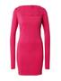 Rosa Rollkragenkleid für Damen image