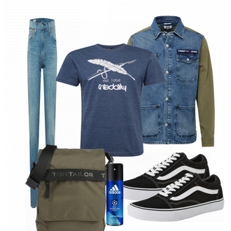 Outfit mit Blau Accessoire Adidas Performance "Street Style Outfit"