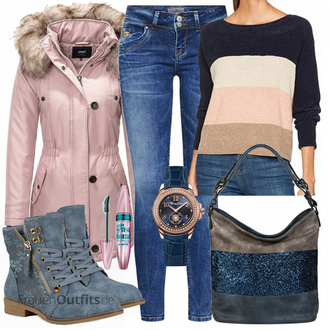 Outfit mit Schwarz Ausgefallener Hoodie/Lederjacke/Teddy Sweatshirt/Vintage Hoodie/Sport Sweatshirt/Women's Fleece Sweatshirts/Strick Hoodie Only "Only Jacke"