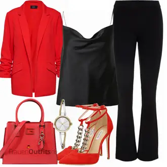 70er Outfit mit Schwarz Hose Große Größe/Leggings Große Größe/Schlaghose/Flared Leggings/Ausgestellte Hose/Schlaghose Leggings VERO MODA "Auffälliges Party Outfit"Look: Uni, 70er, Coole, Disco, Nahtlos, Skater, Techno, Outdoor