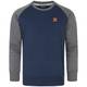 REPUBLIX Herren Basic College Sweatjacke Pullover Hoodie Sweatshirt R5040 Navyblau/Anthrazit M