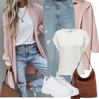 Knielang Outfit mit Weiß/Creme Chunky Sneaker/Diabetikerschuh/gesundheitsschuh/Leder Sneaker/Sneaker Low/medicus schuh/Schmaler Sneaker/Sommer Sneaker/Walkingschuh Puma "Frühling outfit"