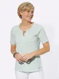 Henley-Ausschnitt 2-in-1 Shirt für Damen image