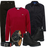 Schwarze Timberland Stiefel Outfits image