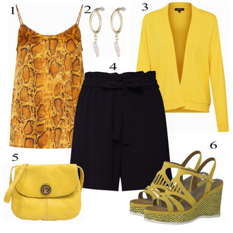 Outfit s Černá Košile Only "Pouze Hose"