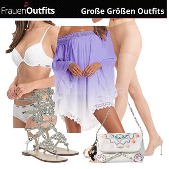 Romantisch Outfit mit Rosa/Beige/Weiß/Creme/Lila Wäsche-Set/Bügel-BH/Bügel-Bh/Lederjacken für Männer/Körper Body ohne Bügel/Minimizer-Bh/Balconette-Bh/BH Slip Set/BH-Slip Set mit Bügel Puma "Mode für Mollige"Look: Hipster, Sexy, Babydoll, Overdressed, Egirl, Nahtlos, Französische, Romantisch, Burlesque, 30er Jahre, Taurus