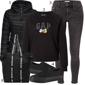 apranga su Tamsiai Pilka/Pilka/Šviesiai Pilka/Haki Jeggings/Kelnė su Skeltuku/Aptempta kelnė/Leggings Džinsai Antblauzdžiai levi's ® "Ľahký Outfit"