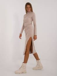 Dress-LK-SK-509642.02-beige