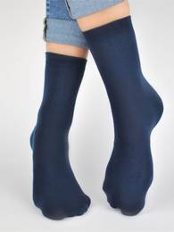 Unisex's Socks SB005-U-03 Navy Blue