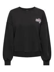 ONLY Sweatshirt ''''LUCINDA'''' mischfarben / schwarz
