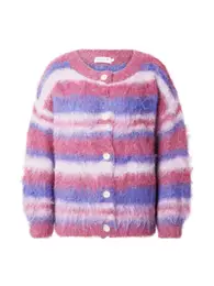 Kardigan bledě fialová / starorůžová / offwhite