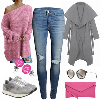 Trachten Outfit mit Grau/Dunkelgrau/Hellgrau Wollfleece Mantel/Langer Mantel/Übergangsmantel/Sommermantel/Cape Mantel/Kaschmir Mantel/Wintermantel Wollmantel/Strickmantel Kendindza Collection "Cool"Look: Rad, Oversize, Overdressed, Edel, Unisex, Elegant, Ausgefallene, Esthetische, Trachten, Moderne, Lack, Uni, Outdoor, Coole